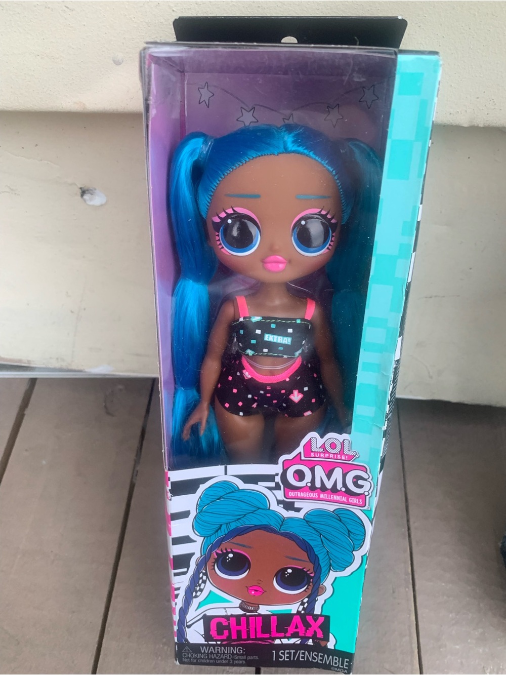 L.O.L. Surprise! Doll with Bright Blue Hair and Pink Accents